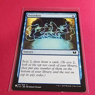 MTG Magic The Gathering Preordain (460/1703) Mystery Booster NM • $3.49