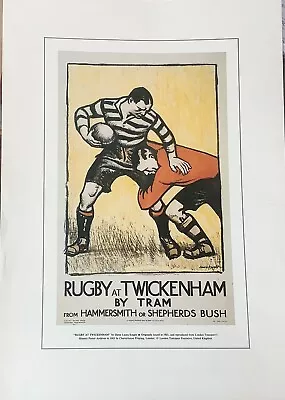 Dame Laura Knight Rugby At Twickenham Travel Print • £10