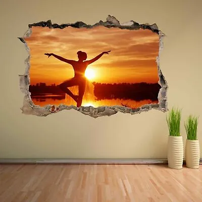 Ballerina Ballet Dancer Art Wall Sticker Mural Decal Kids Room Home Decor CK15 • £15.99