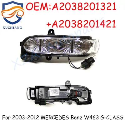 1 Pair Left + Right Mirror Turn Signal Light For Mercedes W211 E W463 G Class  • $34.57