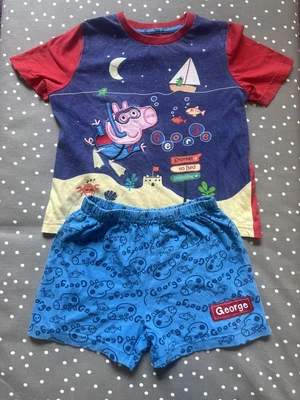 £0.99 • Buy Boys George Pig Short Summer Pyjamas 2-3 Years From Nutmeg
