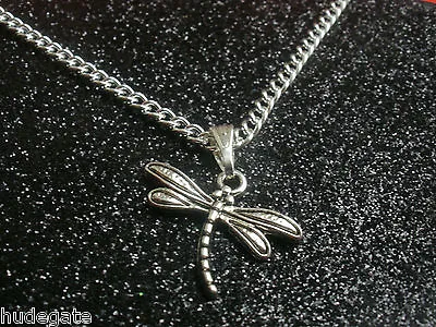 10 Silver Plated 16  Necklaces & Dragonfly Pendants Wholesale Jewellery Job Lot • £9.99