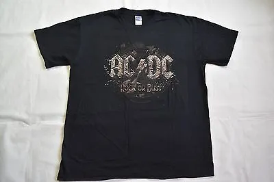 £9.99 • Buy Ac/dc Rock Or Bust T Shirt New Official Back In Black For Those About To Angus