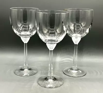 Villeroy & Boch Octavie Crystal Water Goblet Set Of 3 Hand Blown Goblets • $60