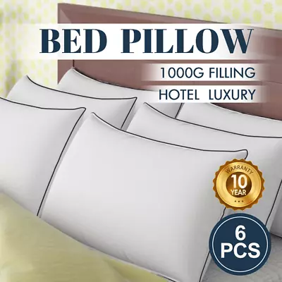 5 STARS QUEEN King Sizes Family Hotel 4 / 8 Pack Bed Pillow Medium Firm Pillows • $6.43