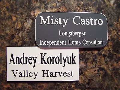 Large Personalized Custom Name Tag Badge • $8.99