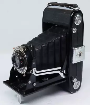 Vintage Zeiss Ikon Nettar 515/2 120 6X9 R/F  Folding Camera VGWO  Case. 1935 On • £19.99