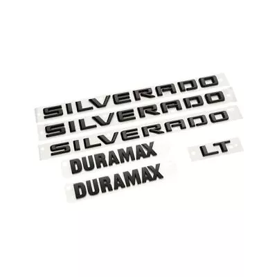 2019-2024 Chevy Silverado Genuine GM LT Emblem Black Out Kit 85592704 • $102.99