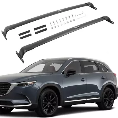 220lbs Upgaded For Mazda CX9 CX-9 2016-2024 Roof Racks Cross Bar Luggage Rail • $113.99