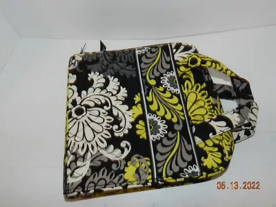 VERA BRADLEY Baroque Black Floral Hanging Organizer Toiletry Cosmetic Bag Travel • $34.99