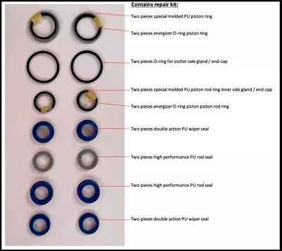 Repair Kit For All Volvo Penta DPH/DPR Steering Rams (UPGRADED) For 2 Cylinders • $85