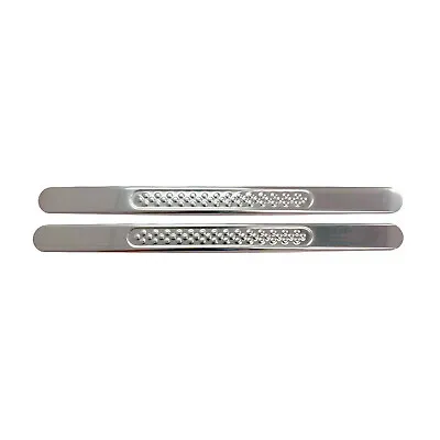 Door Sill Scuff Plate Scratch Protector For Honda Steel Silver 2 Pcs • $42.90