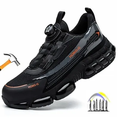 Rotating Push Button Anti PunctureExtra Comfy Steel Capped Work/safety Boots • $72