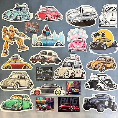 German Icon Classic Volkswagen Air-cooled VW Dub Beetle Decal Vinyl Stickers • $10.94