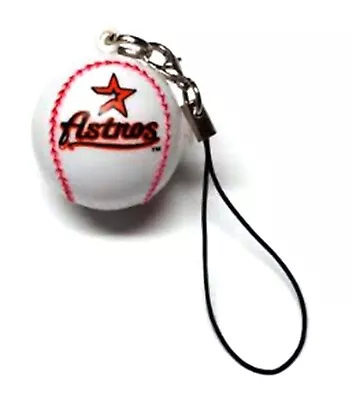 Houston Astros Dangler 1  Round Mini Ball New Licensed Mlb Charm Ornament  • $10.99