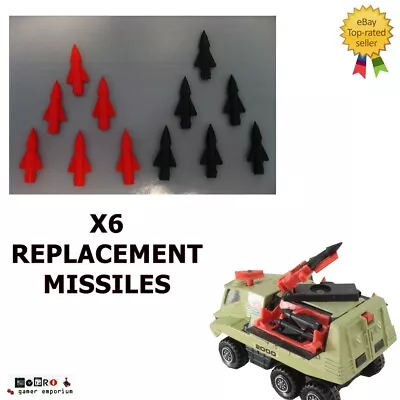 X6 Matchbox K111 Battle Kings Missiles - Reproductions Replacements Projectiles • £5.25