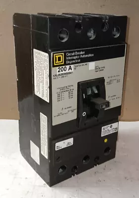 Square D Kal26200wb8041 200 Amp Circuit Breaker 2 Pole 600v • $89.99