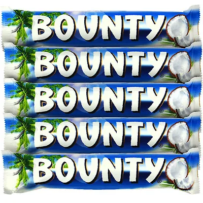 £22.11 • Buy 5 X BOUNTY COCONUT CHOCOLATE BARS 57g 2oz