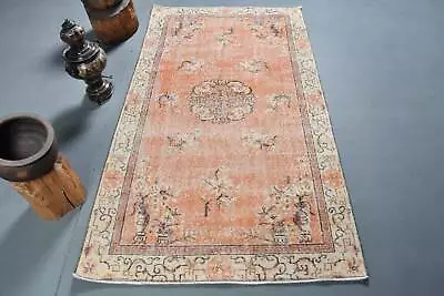 Floor Rug Home Decor  Rug Turkish Rug 3.6x7.3 Ft Area Rug Vintage Rug • $79.17