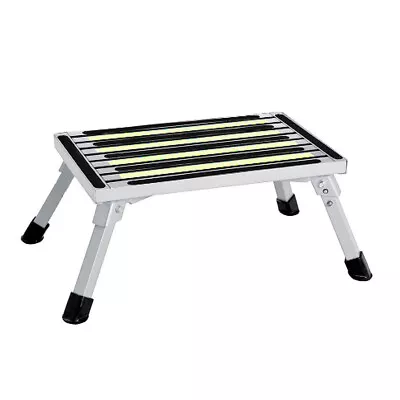 200KG Portable Folding Step Caravan Accessories Illuminated Ladder Stool Camper • $53.99