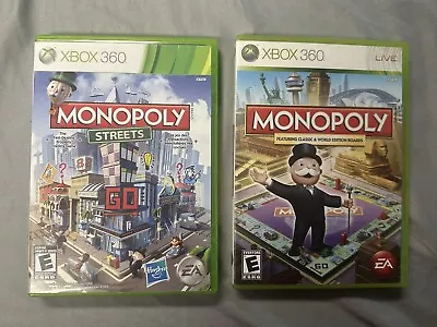 Monopoly Streets (Microsoft Xbox 360 2010) Complete Tested Works CIB  • $19.99