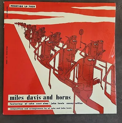 Miles Davis And Horns Vinyl Mono Prestige 1958 Release Abbey Press (VG+) • $75