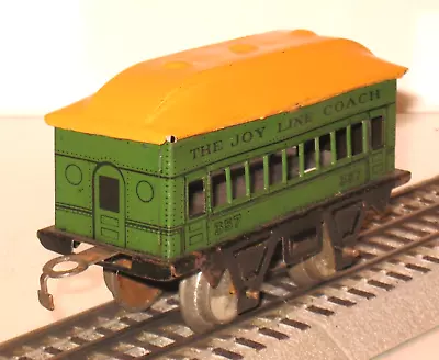 MARX  Pre War 357 The Joy Line Coach Passenger Car O Gauge • $15.95