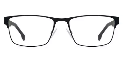 Hugo Boss 1040 Eyeglasses Men 0RIW Matte Gray Rectangle 57mm New 100% Authentic • $240.12