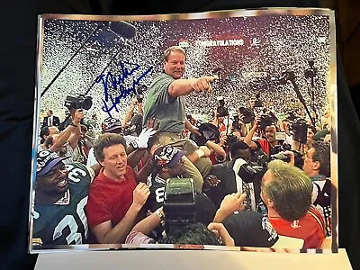 Green Bay Packers MIKE HOLMGREN Signed 8x10 Superbowl Photo NFL AUTOGRAPH 1B • $15