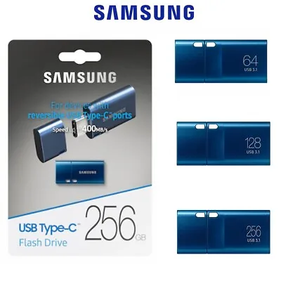 $29.95 • Buy Type C USB Drive 64GB 128GB 256GB Samsung USB 3.1 Flash Drive For Phone Tablet