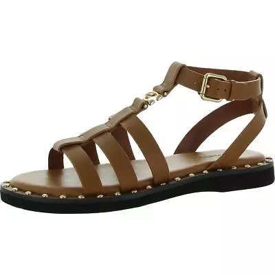 Coach Womens Giselle  Leather Studded Gladiator Strappy Sandals Shoes BHFO 4887 • $80.99