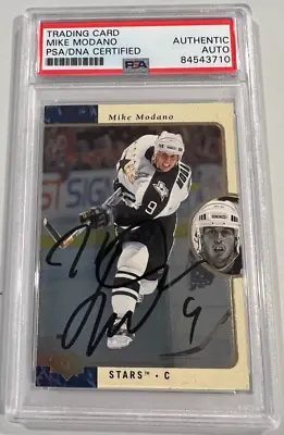 Mike Modano Autographed PSA/DNA Authentic Autograph Upper Deck • $30