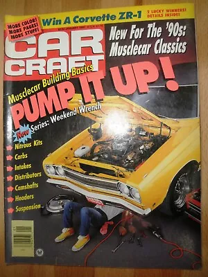 Car Craft 1990 Dodge GTX Chev S-10 Pickup 63 Nova Ford GT-40 Replica Fiero GT • $2.29