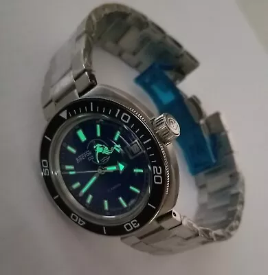 Automatic Watch. Vostok Amphibian. 78010A. Scuba Dude. 20 ATM. • $177