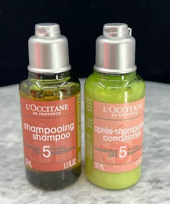 L'Occitane Shampoo & Conditioner 5 Essential Oils 1.1 Oz- (New) • $15.88