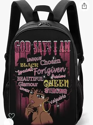 LEOPOM Black Queen Backpack Lightweight Large School Bookbags For Teens NEW • $8.99