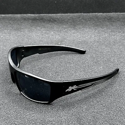 XLoop 2604 Sunglasses - Matte Black W/ Gray Lenses Wrap - Used (EUC) • $22