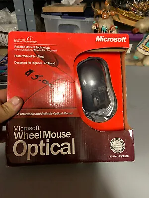 Microsoft Wheel Mouse Optical In Box With CD 63618-oem • $15