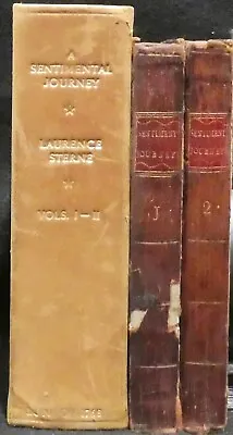 Sterne Laurence (Mr. Yorick). Sentimental Journey Through France & Italy. 2 Vol • $487.50