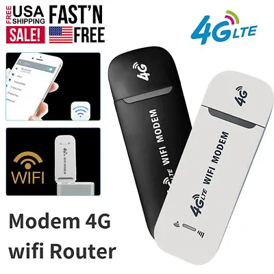 4G LTE Unlocked USB Dongle Modem Wireless Router Mobile Broadband WIFI SIM Card • $13.96