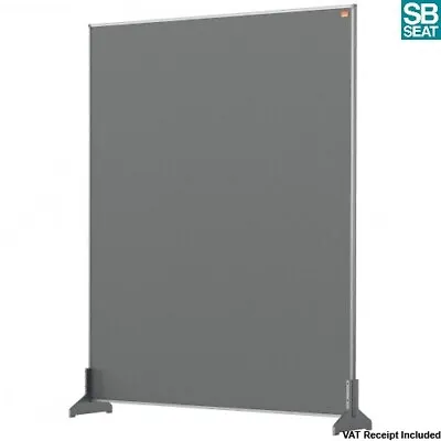 £129.65 • Buy Nobo Grey Felt Desk Divider Screen 800x1000mm Partition Noticeboard (VAT Incl)