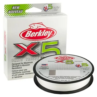 $10 • Buy BERKLEY X5 - Braided Fishing Line. 8lb - 150m - 0.10mm.