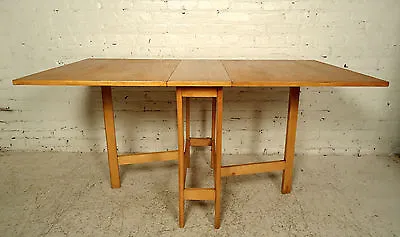 Mid-Century Teak Drop Leaf Table 00907NZ • $900