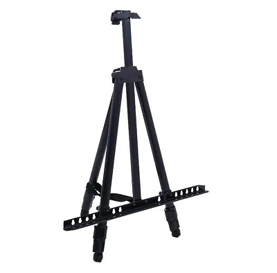 Artists Loft Easel Metal Black Table Floor W/ Clear Carrying Bag 61”x40.9”x35.4” • $9.99