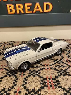 Vintage Rare 1965 GT 350 R Carroll Shelby Signed Mustang Fastback Toy Car Cobra • $10.50