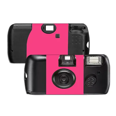 5 Hot Pink Label Single Use Disposable Cameras-can Be SL56010-5pk • $73.65