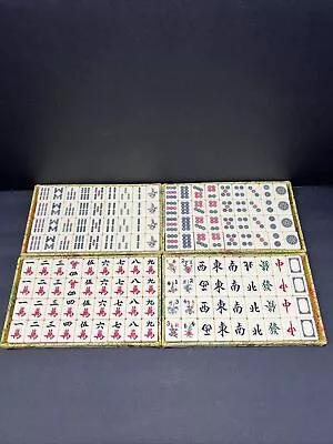 Vtg Mahjong Tile Set 144 Pc • $29