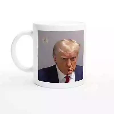 Donald Trump Mugshot Coffee Mug USA 2024 • £6.99