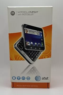 AT&T Motorola Flipout Blur Smartphone New Open Box • $70