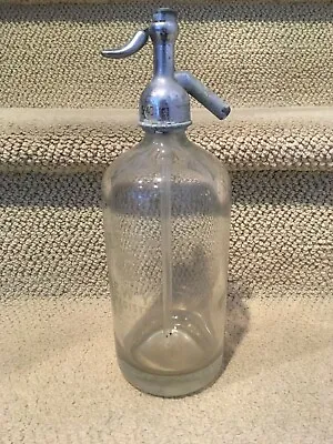 Vintage Clear Glass  Magnet Bottling  Seltzer Bottle Made In Czechoslovakia • $24.95